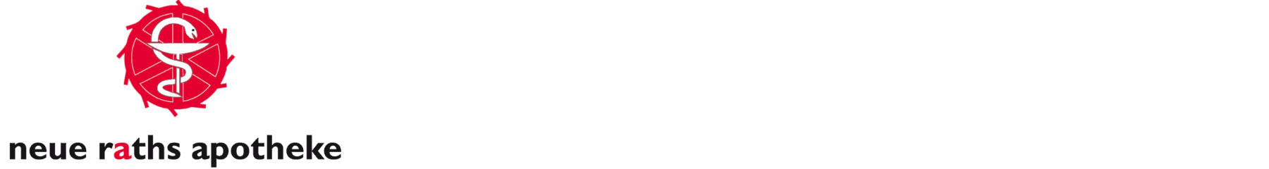 Schriftzug in schwarz und Schlange in rotem Kreis